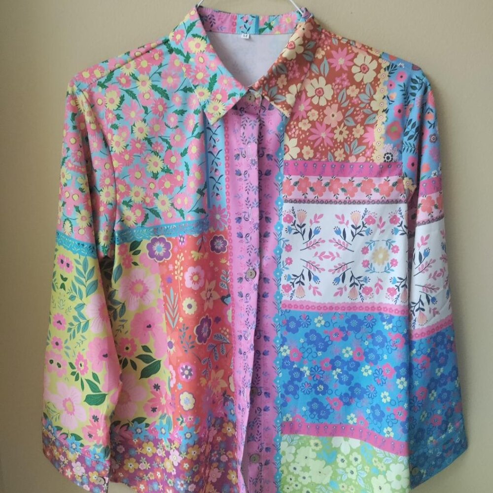 Floral Spring blouse - Picture 3 of 3